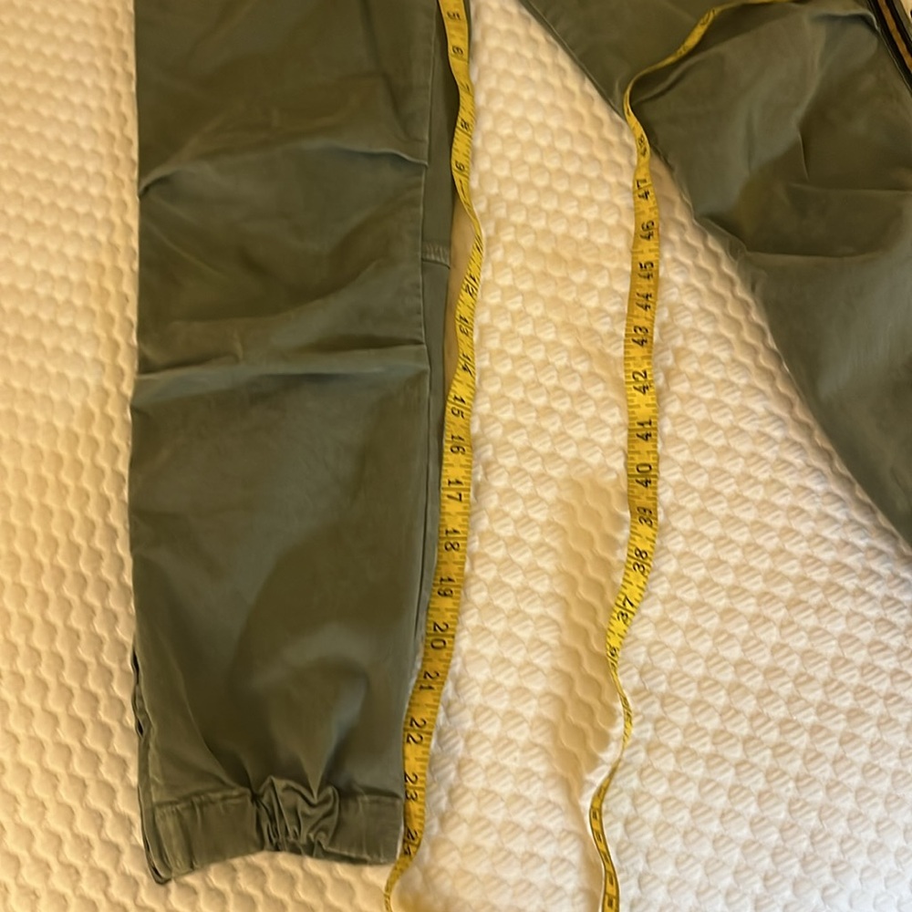Nili Lotan Olive Green Pants with Side Stripe - Picture 9 of 10